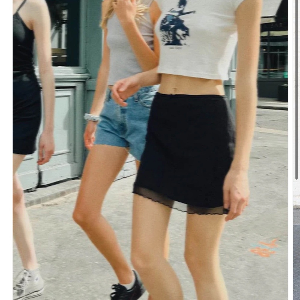 Brandy Melville Ciara Black Skirt